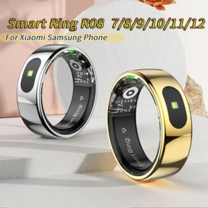 For Xiaomi Samsung Phone Smart Ring R08 Bluetooth-Compatible Electronic Smartring 5ATM Waterproof Fitness Tracker Sleep Tracker