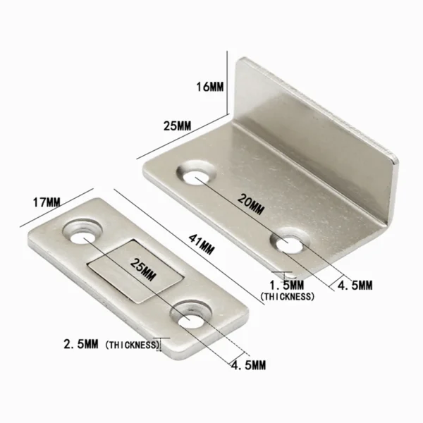 1-10PCS Strong Magnetic Cabinet Catches Magnet Door Stops Hidden Door Closer With Screw For Closet Cupboard Furniture Hardware - Image 6