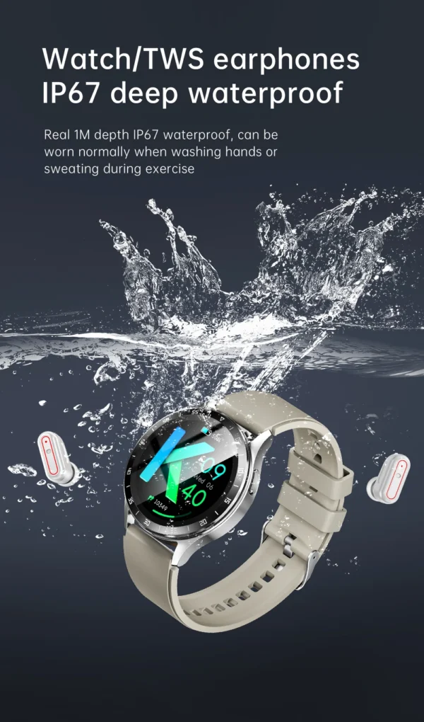 2024 New Bluetooth Call Smart Watch High end Men's Multi sport Mode NFCIP67 Waterproof Fitness Women's Smart Electronic Watch - Image 3