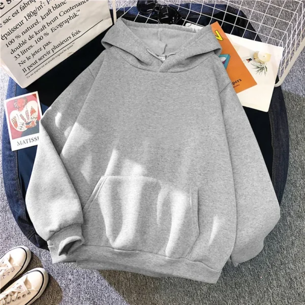 Autumn Winter Fleece Hoodies Fashion Casual Sweatshirts Men Women Harajuku Warm Oversized Pullovers 11 Colors Hip Hop Streetwear - Image 6