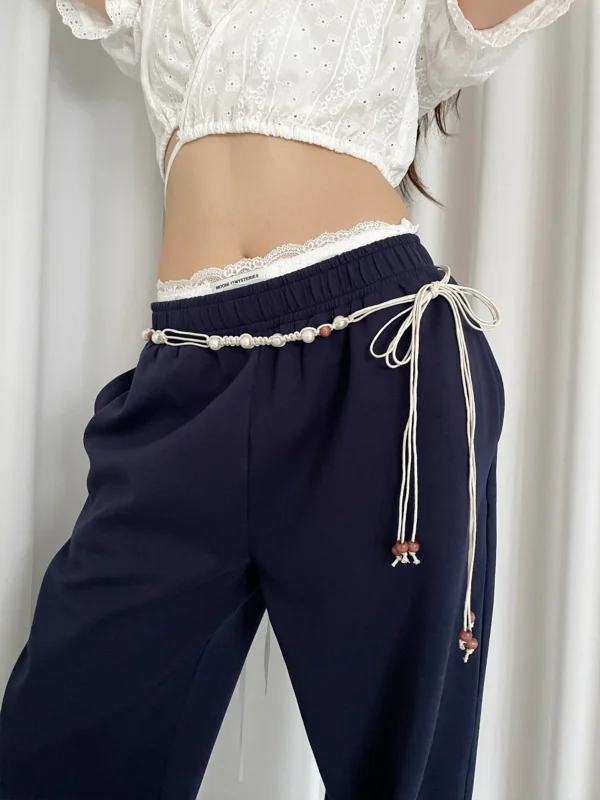 Bohemian Style Flower Beads Waist Belt For Women High-End Versatile Skirt And Jeans Waist Chain For Summer Belt Accessory - Image 5