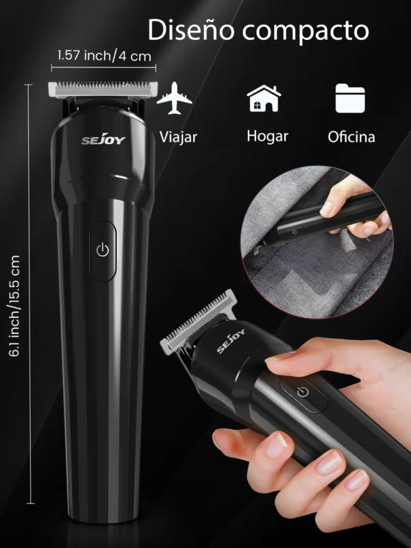 Sejoy Electric Hair Trimmer Kit USB Rechargeable Hair Clipper Professional Barber Adjustable Hair Cutting Machine - Image 4