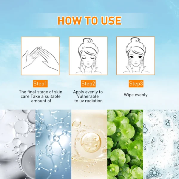 Body Protection Cream UV Protection Liquid Cream Oil Control Moisturizing Protection Cream Moisturizing Skin Body Care Products - Image 6