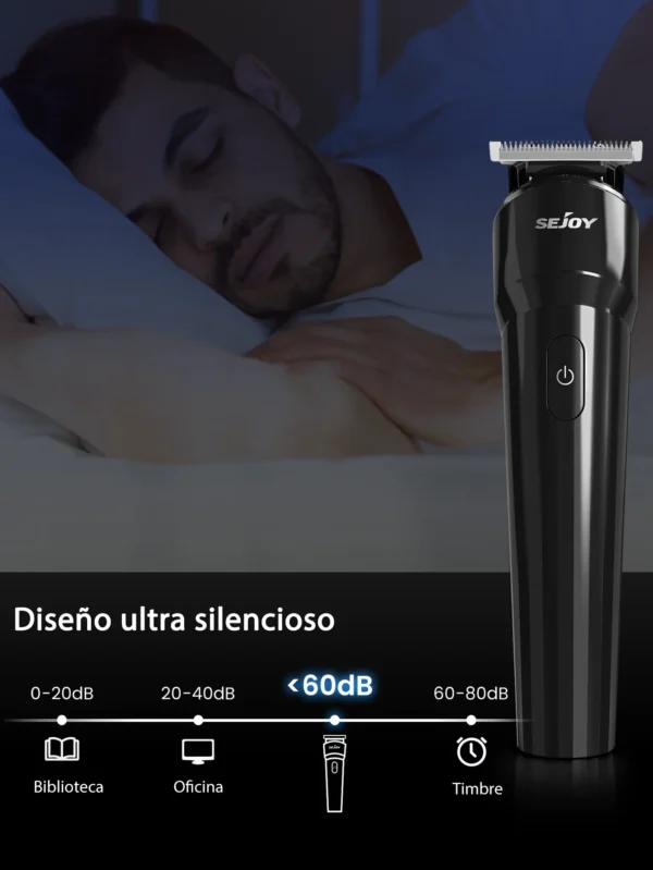 Sejoy Electric Hair Trimmer Kit USB Rechargeable Hair Clipper Professional Barber Adjustable Hair Cutting Machine - Image 5