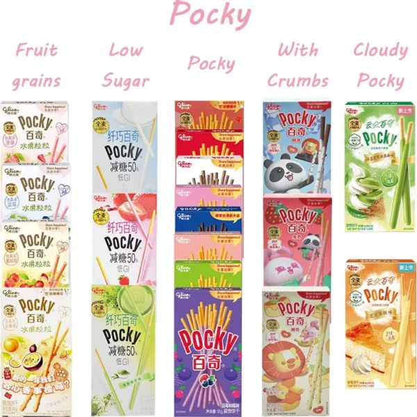 GLICO Pejoy,Pocky Snacks 1.24/1.59/1.69/1.77/1.94oz(35/45/48/50/55g)*6 Packs - Image 4