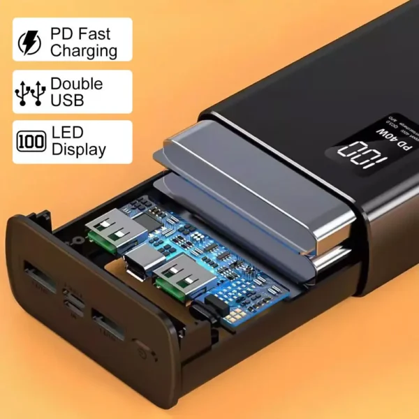 66W 20000mAh Fast Charger Power Bank Portable Battery Charger USB Two-way Quick Charging for iPhone Xiaomi Huawei Samsung - Image 5