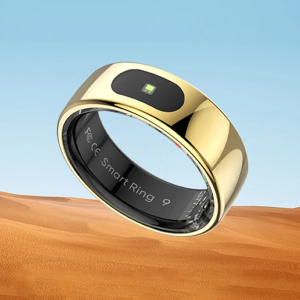 Smart Ring R08 Womens Men Electronic Smartring 5ATM Waterproof Sleep Tracker With Charging Case for Xiaomi Samsung Phone