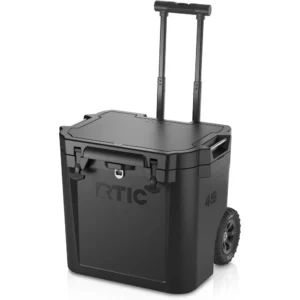 45 QT Wheeled Ultra-Tough Cooler Hard Insulated Portable Ice Chest Box for Beach, Drink, Beverage, Camping, Picnic, Fishing