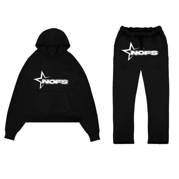 American Classic Hooded Sweatshirt Loose Hip Hop Skateboard Nofs Hoodies Unisex Autumn Winter Trend Street Sweatshirt Set - Image 6