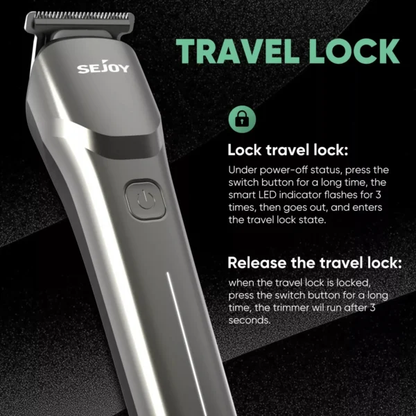 Sejoy Hair Cut Machine For Men Professional Hair Clippers Electric Shaver Beard Trimmers Machine Cordless - Image 2
