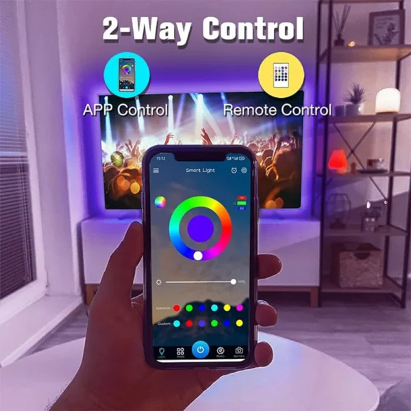 5M TV LED Backlight Light Strip Bluetooth APP Control Music Sync RGB Color Changi Backlight For Tv 32-60 Inch Decoration - Image 3