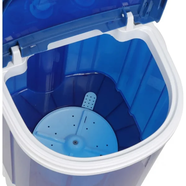 Portable Mini Washing Machine 8 lbs Washing Capacity Semi-Automatic Compact Washer Spinner Small Cloth Washer Laundry Appliances - Image 6