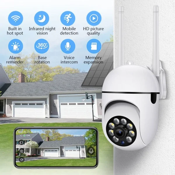2MP Tuya Wifi IP Camera Smart Home Surveillance Camera HD 1080P Security Video Surveillance Supprt Two Way Audio Mobile Motion - Image 5