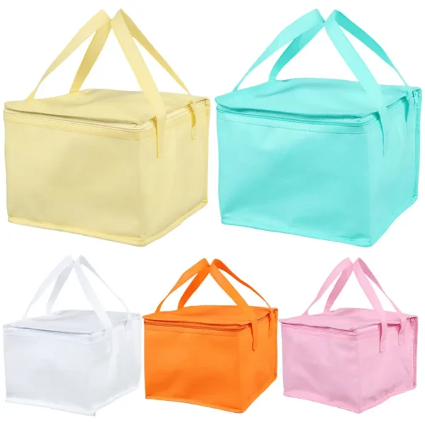 Food Pizza Delivery Insulated Bag Reusable Insulated Thermal Storage Holder Outdoor Picnic Lunch Bag for Hot and Cold Food - Image 2