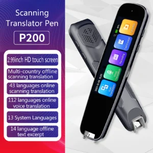 Portable Translation Pen 2.99inch Screen Scanning Translator 112 Languages Online Offline Translation Electronic Dictionary Pen