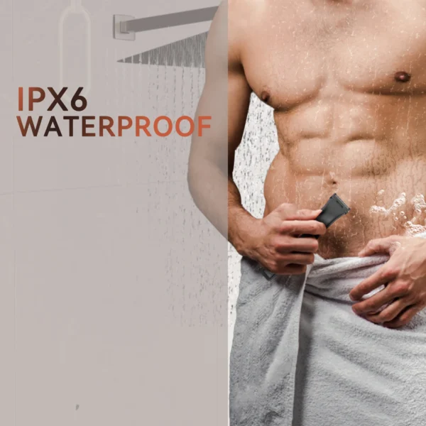 MAXGROOM 3 in 1 Men Bidirectional Body Hair Trimmer Electric Shaver IPX6 Waterproof Double-edged Razor Whole Body Hair Trimmer - Image 6