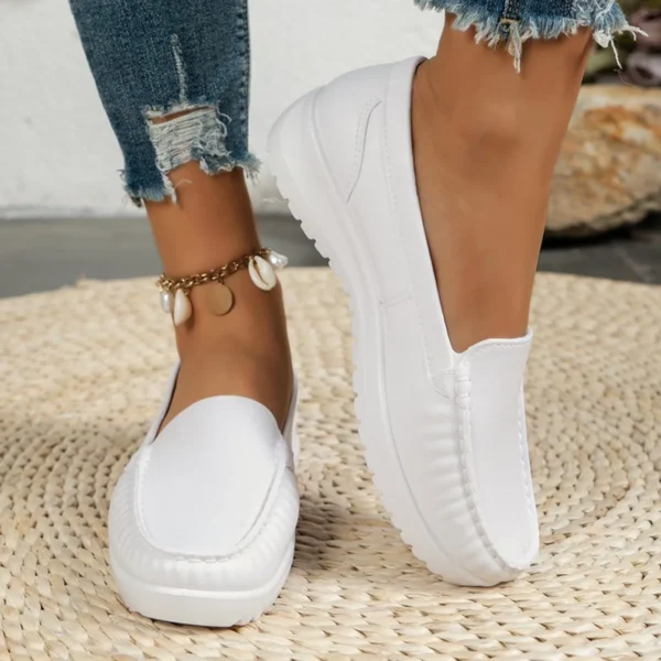 Dress Casual Womens Shoes Women Casual Shoes Fashionable New Pattern Solid Color Simple And Thick Sole Summer Dress Sandals - Image 4