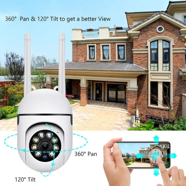 2MP Tuya Wifi IP Camera Smart Home Surveillance Camera HD 1080P Security Video Surveillance Supprt Two Way Audio Mobile Motion - Image 2