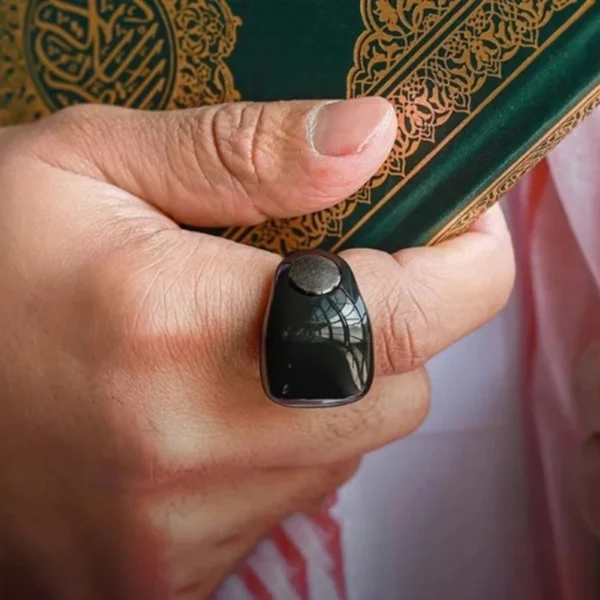 Muslim Gift Smart Electronic Counter Waterproof Tasbeeh Tasbih Zikr Ring Tasbeeh Counter Interchangeable Rings 18/20/22mm - Image 2
