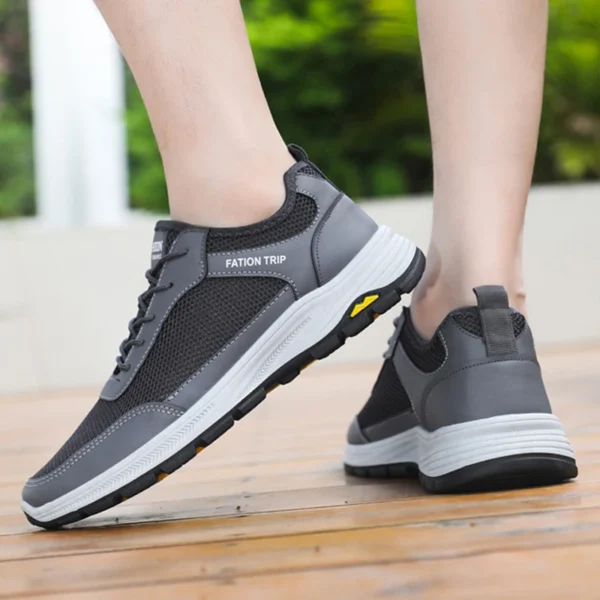 Oulylan Breathable Mesh Walking Shoes Summer Fashion Soft Soled Sneakers Lightweight Comfortable Sports Footwear For Men - Image 2
