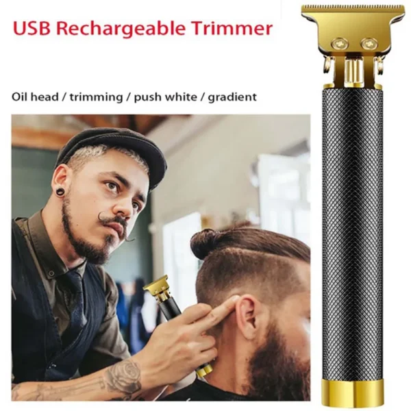 USB Rechargeable Electric Hair Clipper, Cordless Hair Trimmer Set For Hair Cutting, Professional Trimmer Shaver Trimmer Beard - Image 4