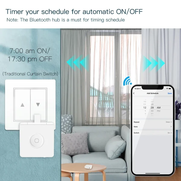 Tuya Fingerbot Plus Pusher Smart Home Bluetooth Finger Robot Switch Timer App Voice Control Add Hub Work With Alexa Google - Image 5