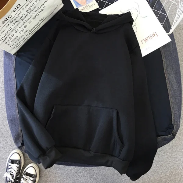 Autumn Winter Fleece Hoodies Fashion Casual Sweatshirts Men Women Harajuku Warm Oversized Pullovers 11 Colors Hip Hop Streetwear - Image 5
