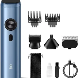 Sejoy Beard Trimmer for Men Cordless Nose Hair Trimmer Waterproof Hair Clippers and Trimmers Set Electric Razor