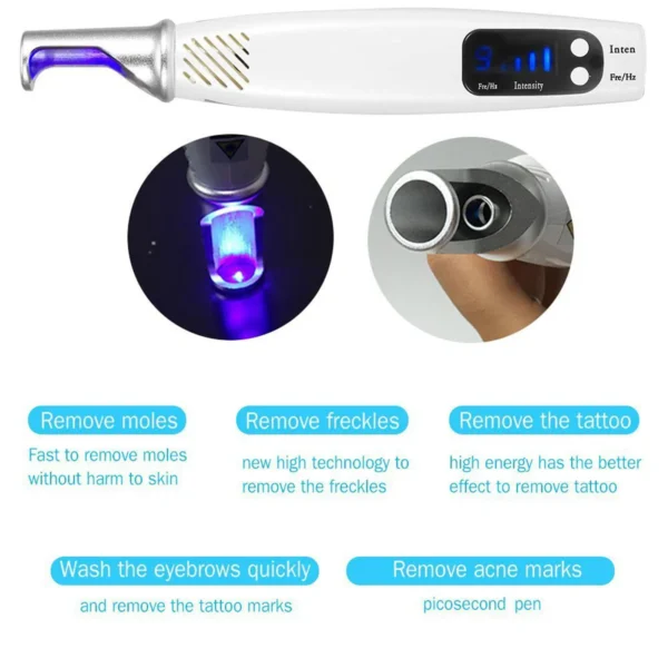 Handheld Picosecond Laser Pen Tattoo Scar Freckle Removal Machine Skin Beauty Device - Image 4