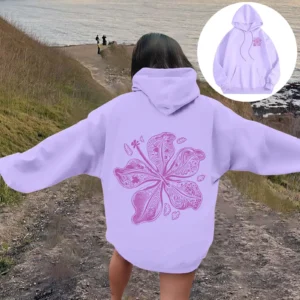 Oversize Women Hoodies Tops 2024 Sport Casual Long Sleeve Hooded Sweatshirts Autumn Winter Warm Outwears Pullovers Y2k Clothes