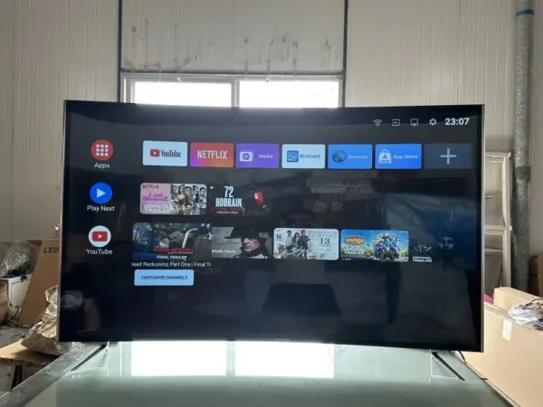 Wholesale LED TV Curved Screen 55 Inch Metal Frame Smart Android LCD TV Ultra HD 4K Smart Television - Image 4