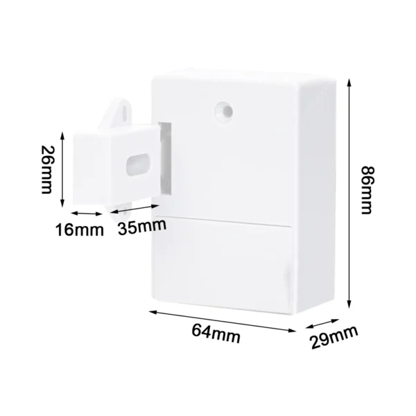 Intelligent Electronic Lock Invisible Sensor Cabinet Lock Smart Door Lock RFID Card For DIY Drawer Wardrobe Furniture Hardware - Image 6