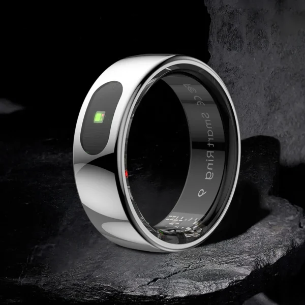 Smart Ring R08 Womens Men Electronic Smartring With Charging Case Blood Oxygen Pressure Health Monitor for Xiaomi Samsung Phone - Image 2