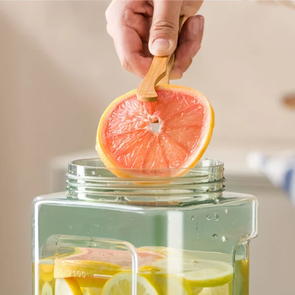 Leak-Proof Beverage Dispenser With Spigot - Bpa-Free, Ideal For Iced Tea & Juice - Image 6
