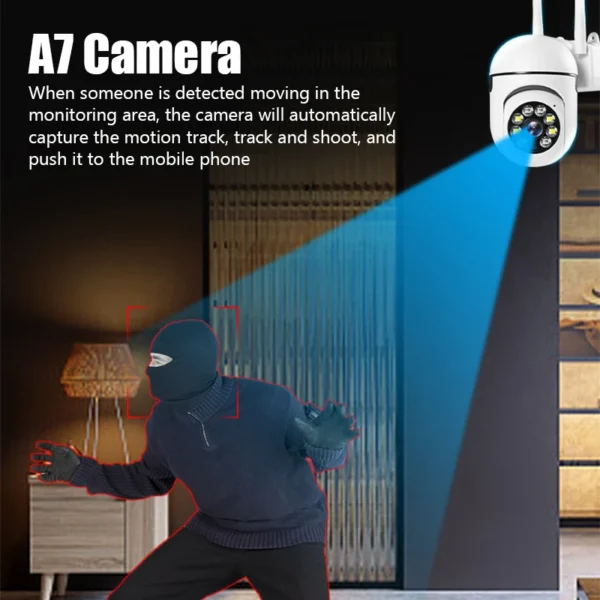 2MP Tuya Wifi IP Camera Smart Home Surveillance Camera HD 1080P Security Video Surveillance Supprt Two Way Audio Mobile Motion - Image 3