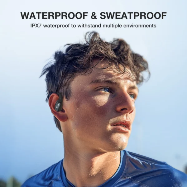 BR-CT3 Mini Open Ear Headphone bluetooth 5.4 Wireless Earphone Light Comfortable Ear Hooks Clear Call IPX7 Waterproof Sports - Image 5