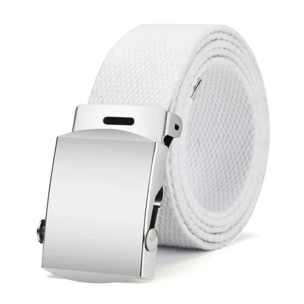 1Pcs New Fashion Unisex Tactical Waist Belt Jeans Male Casual Men Women Belt Canvas 3.0cm Webbing Waistband Ceinture Femme Belts - Image 8