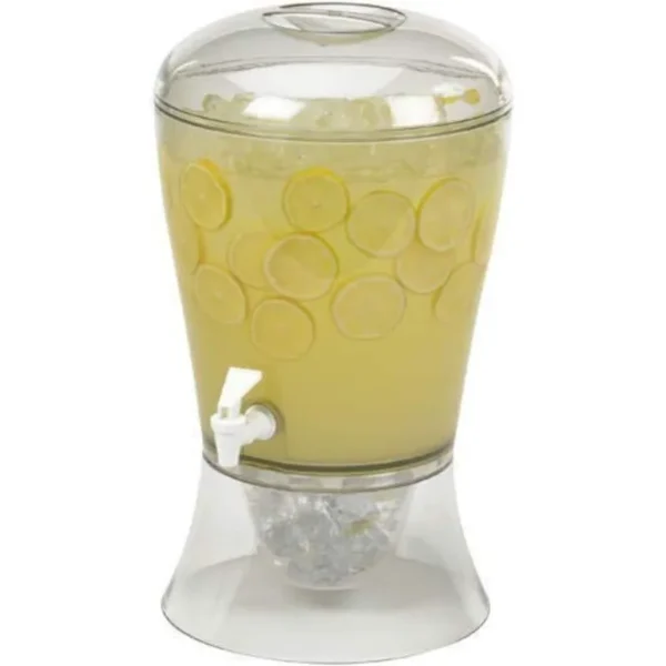 3-Gallon Beverage Dispenser- Poly Prop Beverage , Clear - Image 4