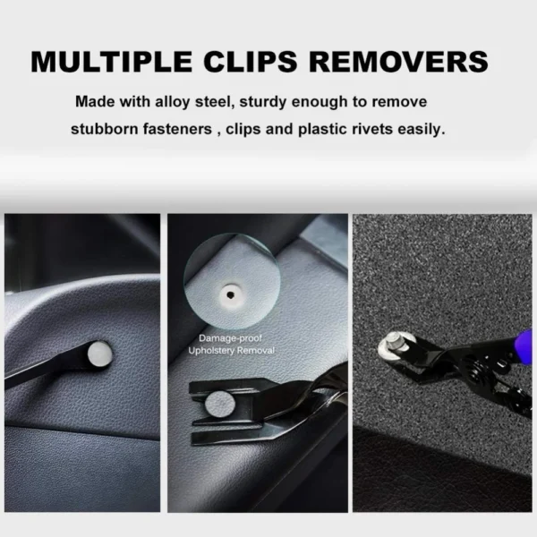 Garage Tools Car Interior Removal Kit Plastic Trim Door Panel Disassembly Suit Auto Clips Puller Diy Hand tool - Image 5