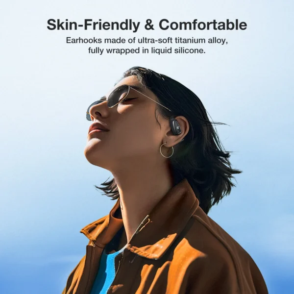BR-CT3 Mini Open Ear Headphone bluetooth 5.4 Wireless Earphone Light Comfortable Ear Hooks Clear Call IPX7 Waterproof Sports - Image 3