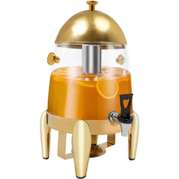 12L Hot and Cold Beverage Dispenser Stainless Steel Electric Drinks Dispenser with Tap Switching for Restaurants Cafeterias - Image 2