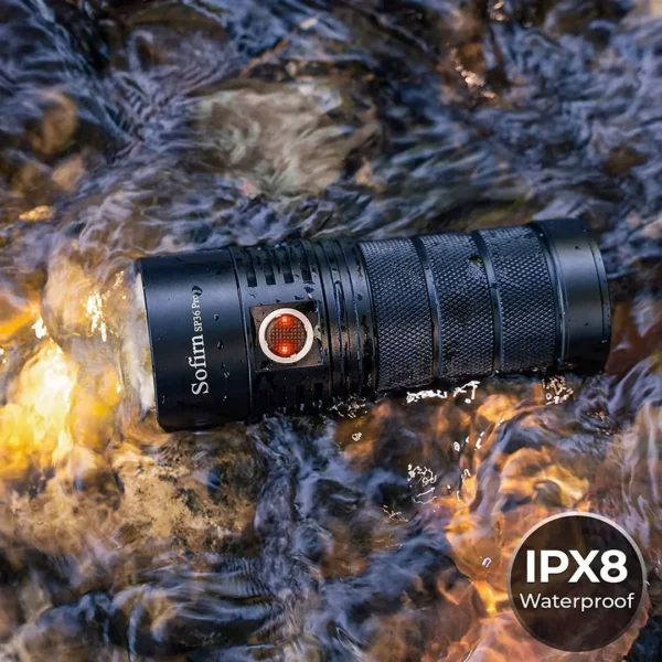 Sofirn SP36 Pro 8000lm Powerful LED Flashlight 4*SST40 USB C Rechargeable 18650 Torch - Image 2