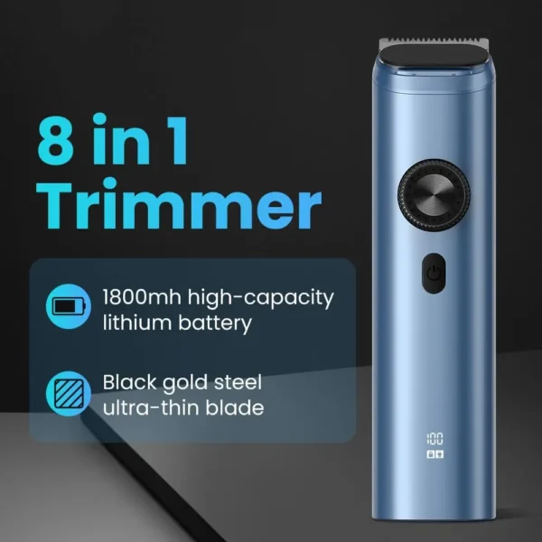 Sejoy Beard Trimmer for Men Cordless Nose Hair Trimmer Waterproof Hair Clippers and Trimmers Set Electric Razor - Image 3