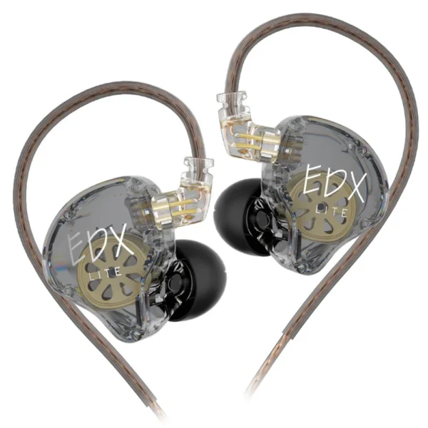 KZ EDX Lite IEM Monitor Headphones Dynamic HIFI Bass Music Earbuds In Ear Wired Earphones Noise Cancelling Sport Gaming Headsets - Image 6
