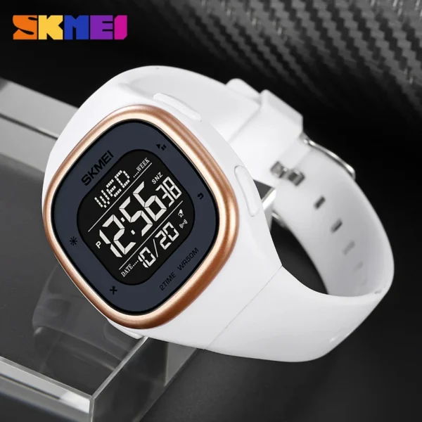 Men Male Men's Digital Watch Date Week 2 Time Display El Light 50m Waterproof Electronic Watches For Men Relogios Masculino - Image 3