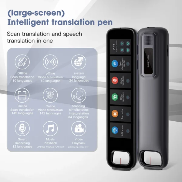 X10B Point Reading Translation Pen 142 Languages Electronic Voice Scanning Pen Translation Dictionary Pen Translator Device - Image 2