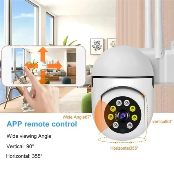2MP Tuya Wifi IP Camera Smart Home Surveillance Camera HD 1080P Security Video Surveillance Supprt Two Way Audio Mobile Motion - Image 6