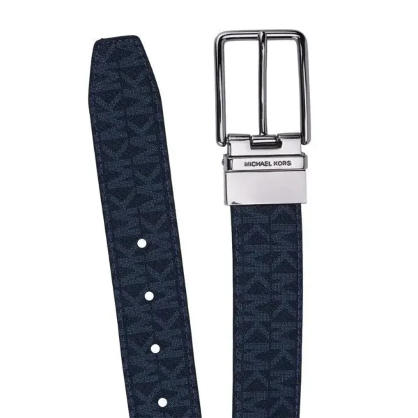 Michael Kors | Men's Reversible MK Signature Leather 2in1 Dress Belt - Image 5