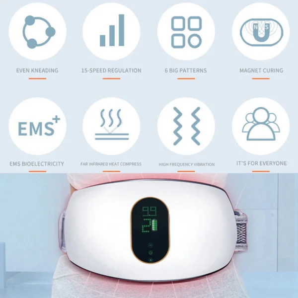 Pro Body Slimming Massager Electric Slimming Belt Fat Burning Abdominal Massage Beauty Health Massager Machine - Image 5