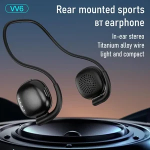 VV6 Bluetoothcompatible Headphones Wireless Earphone With Mic Noise Reduction Stereo Earpiece Over-Headset For Phone PC